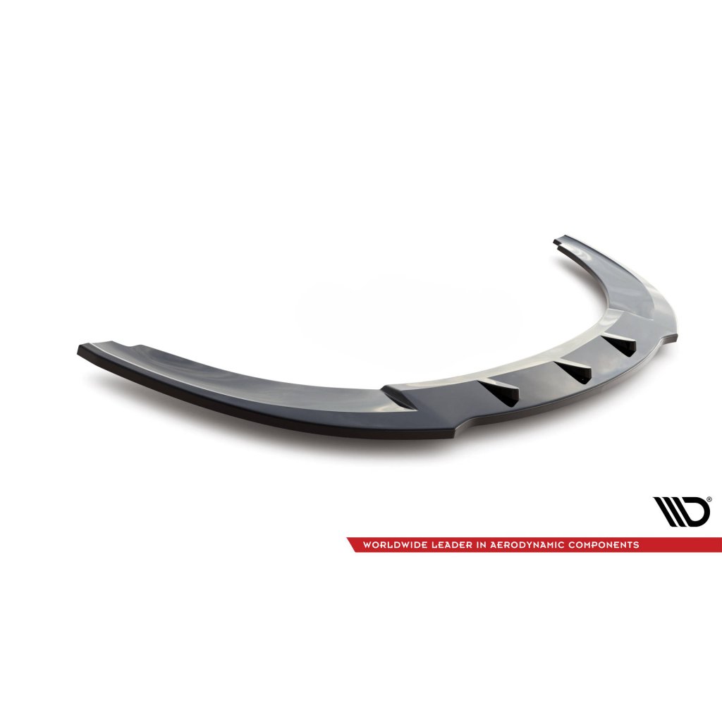Maxton Design spoiler pod přední nárazník pro Seat Leon Cupra Mk2, černý lesklý plast ABS