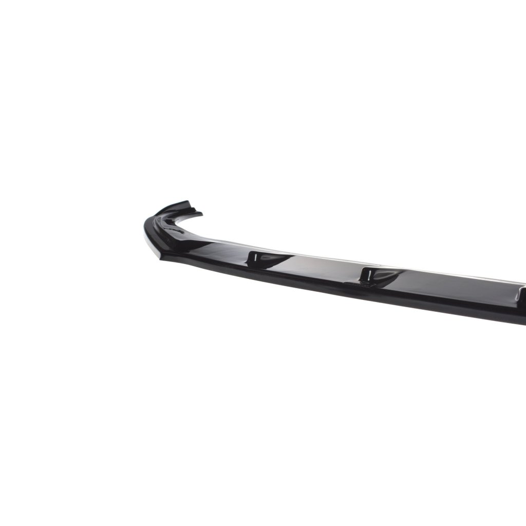 Maxton Design spoiler pod přední nárazník pro Škoda Fabia RS Mk2, černý lesklý plast ABS