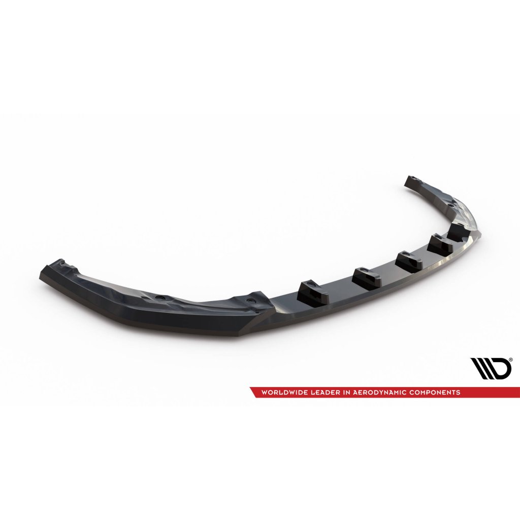 Maxton Design spoiler pod přední nárazník pro Toyota Sienna Mk4, černý lesklý plast ABS