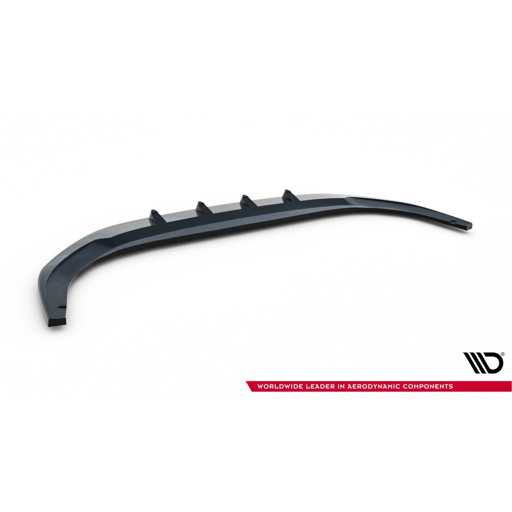 Maxton Design spoiler pod přední nárazník pro Volkswagen Golf GTI Mk8 Facelift, černý lesklý plast ABS