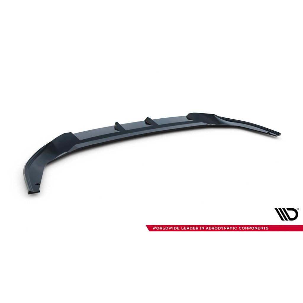 Maxton Design spoiler pod přední nárazník pro Volkswagen Golf GTI Mk8 Facelift, černý lesklý plast ABS, Clubsport