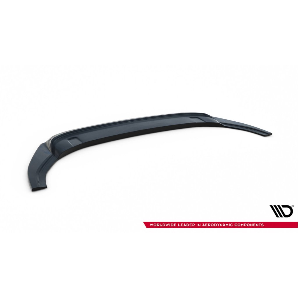 Maxton Design spoiler pod přední nárazník pro Volkswagen Golf R Mk7, černý lesklý plast ABS, ver. 2