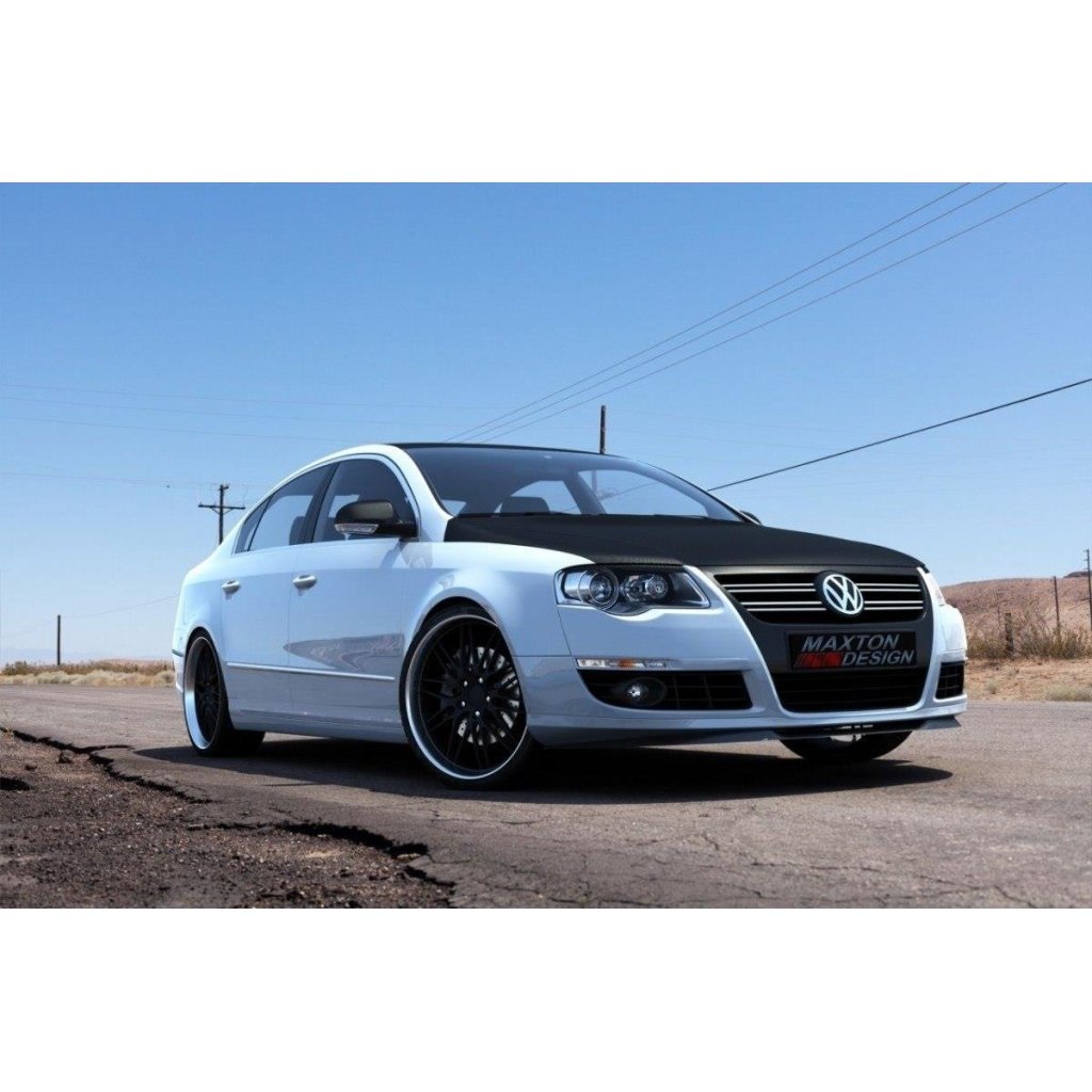 Maxton Design spoiler pod přední nárazník pro Volkswagen Passat Mk6 (B6), plast ABS bez povrchové úpravy