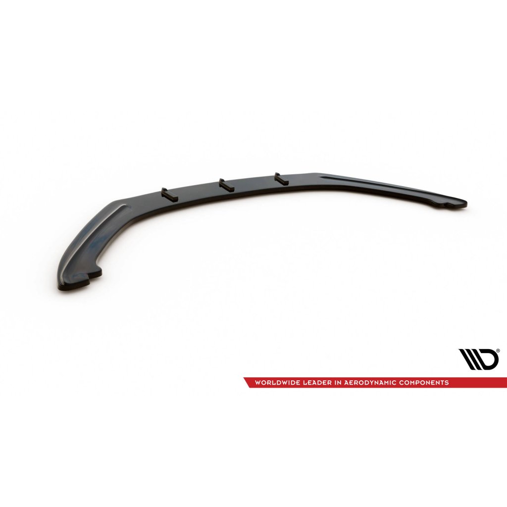 Maxton Design spoiler pod přední nárazník pro Volkswagen Scirocco Mk3, černý lesklý plast ABS