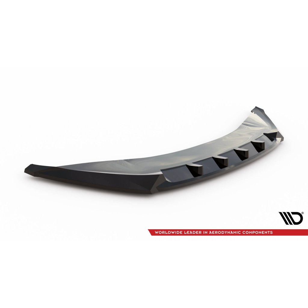 Maxton Design spoiler pod přední nárazník pro Volvo EX30 Mk1, černý lesklý plast ABS