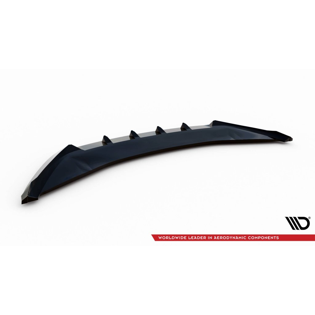 Maxton Design spoiler pod přední nárazník pro Volvo EX30 Mk1, černý lesklý plast ABS