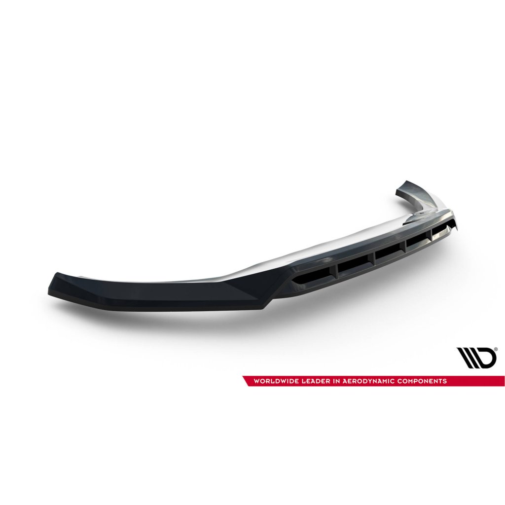 Maxton Design spoiler pod přední nárazník pro Volvo XC60 Mk 2, černý lesklý plast ABS