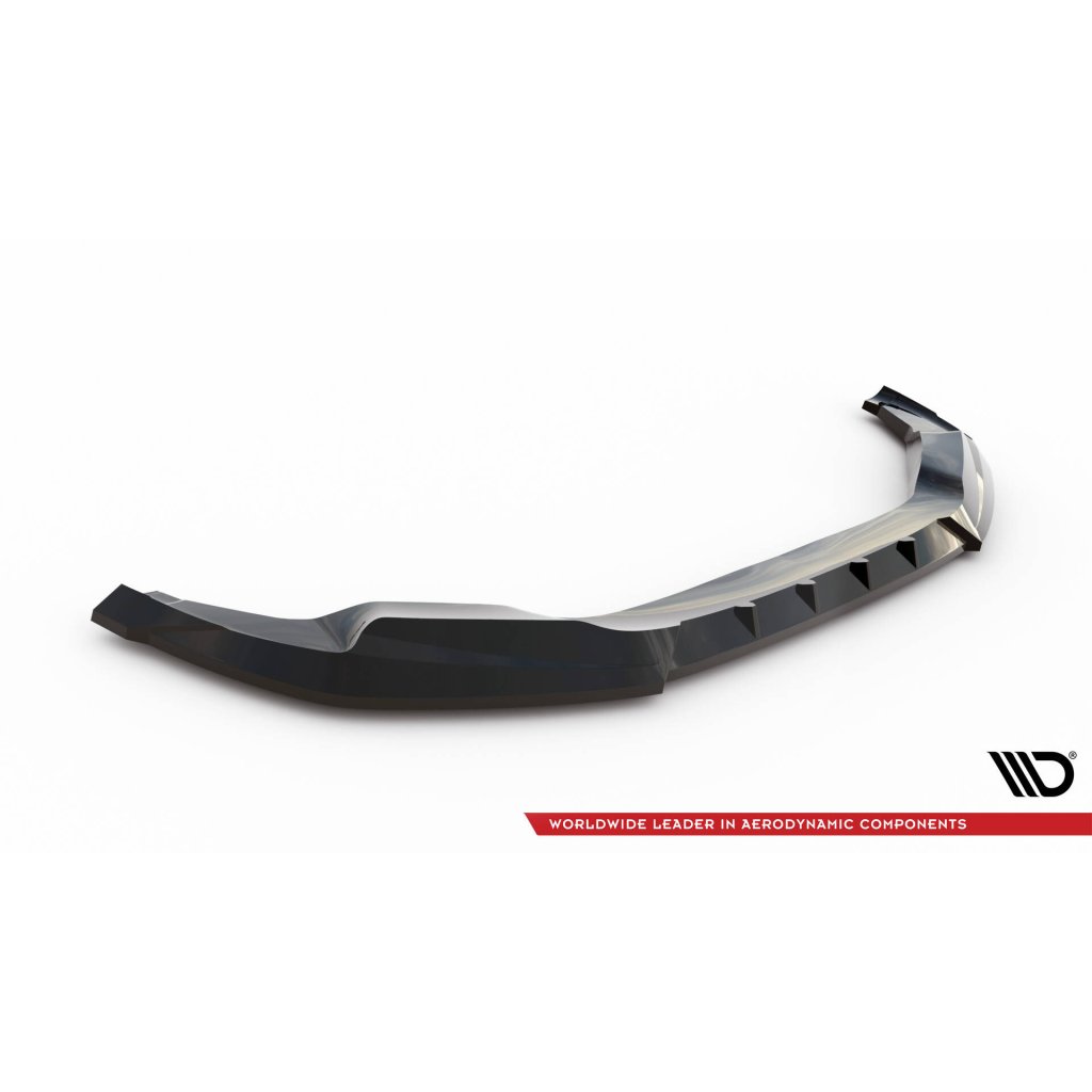 Maxton Design spoiler pod přední nárazník v.1 pro BMW X4 M F98, černý lesklý plast ABS