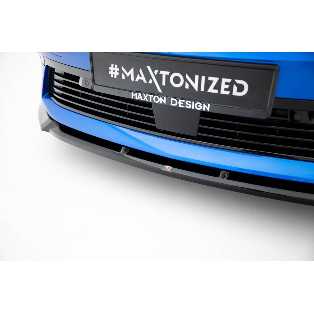 Maxton Design spoiler pod přední nárazník v.1 pro Opel Astra L (Mk5), černý lesklý plast ABS, Sports Tourer/ Hatchback