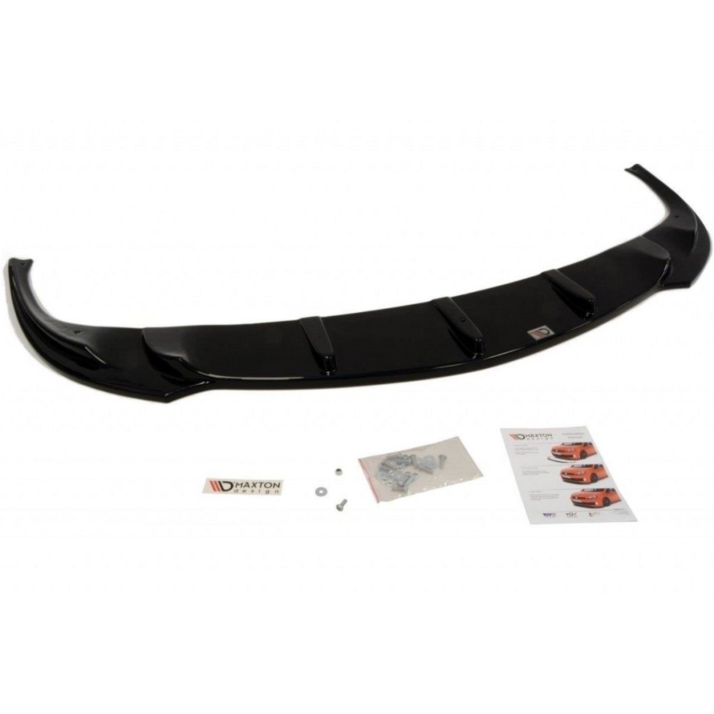 Maxton Design spoiler pod přední nárazník ver.1 pro Alfa Romeo 159, černý lesklý plast ABS
