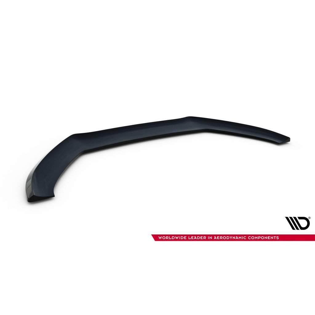 Maxton Design spoiler pod přední nárazník ver.1 pro Audi A5 8T FL, černý lesklý plast ABS, S-Line