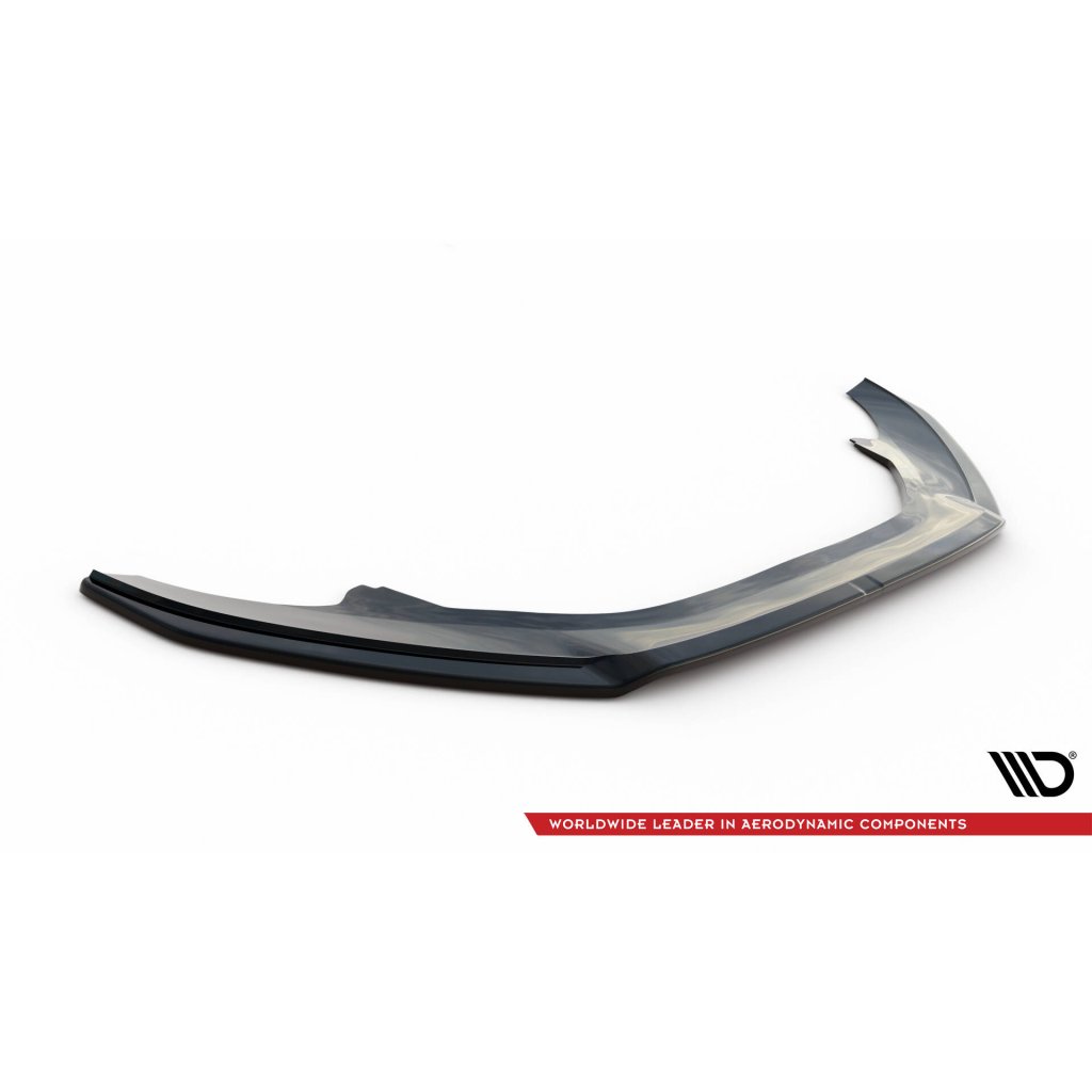 Maxton Design spoiler pod přední nárazník ver.1 pro Audi A6 C7, černý lesklý plast ABS