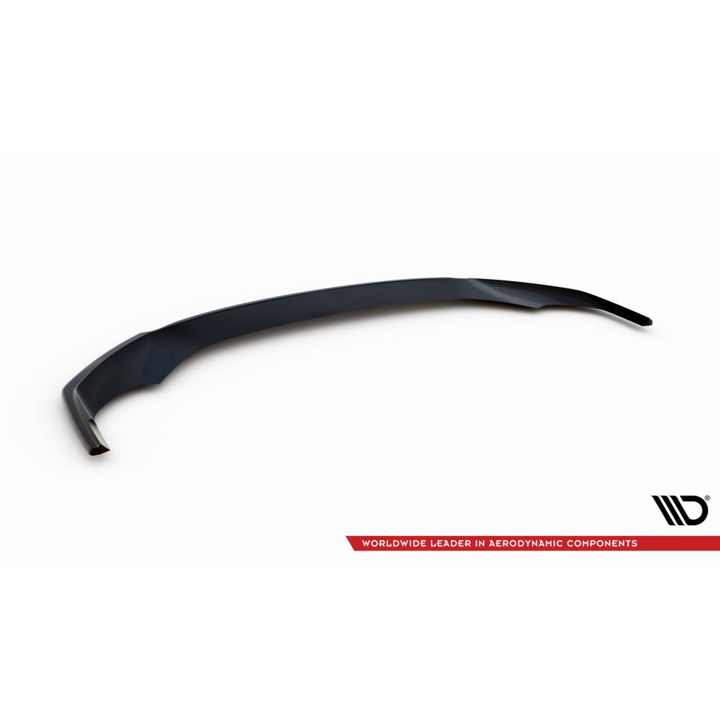 Maxton Design spoiler pod přední nárazník ver.1 pro Audi A7 C8 S-Line, černý lesklý plast ABS
