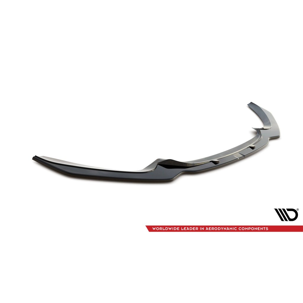 Maxton Design spoiler pod přední nárazník ver.1 pro BMW řada 1 F20- F21 Facelift, černý lesklý plast ABS, černý lesklý plast ABS