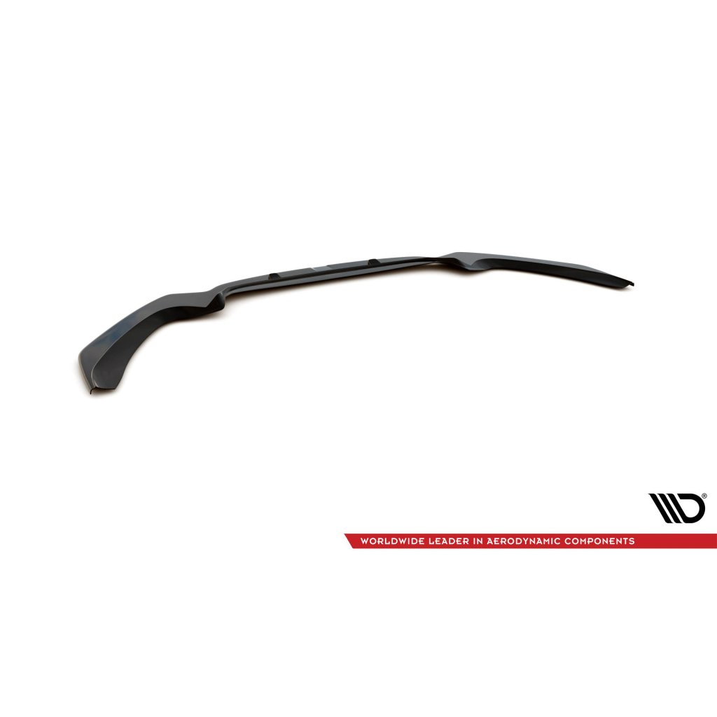 Maxton Design spoiler pod přední nárazník ver.1 pro BMW řada 1 F20- F21 Facelift, černý lesklý plast ABS, černý lesklý plast ABS