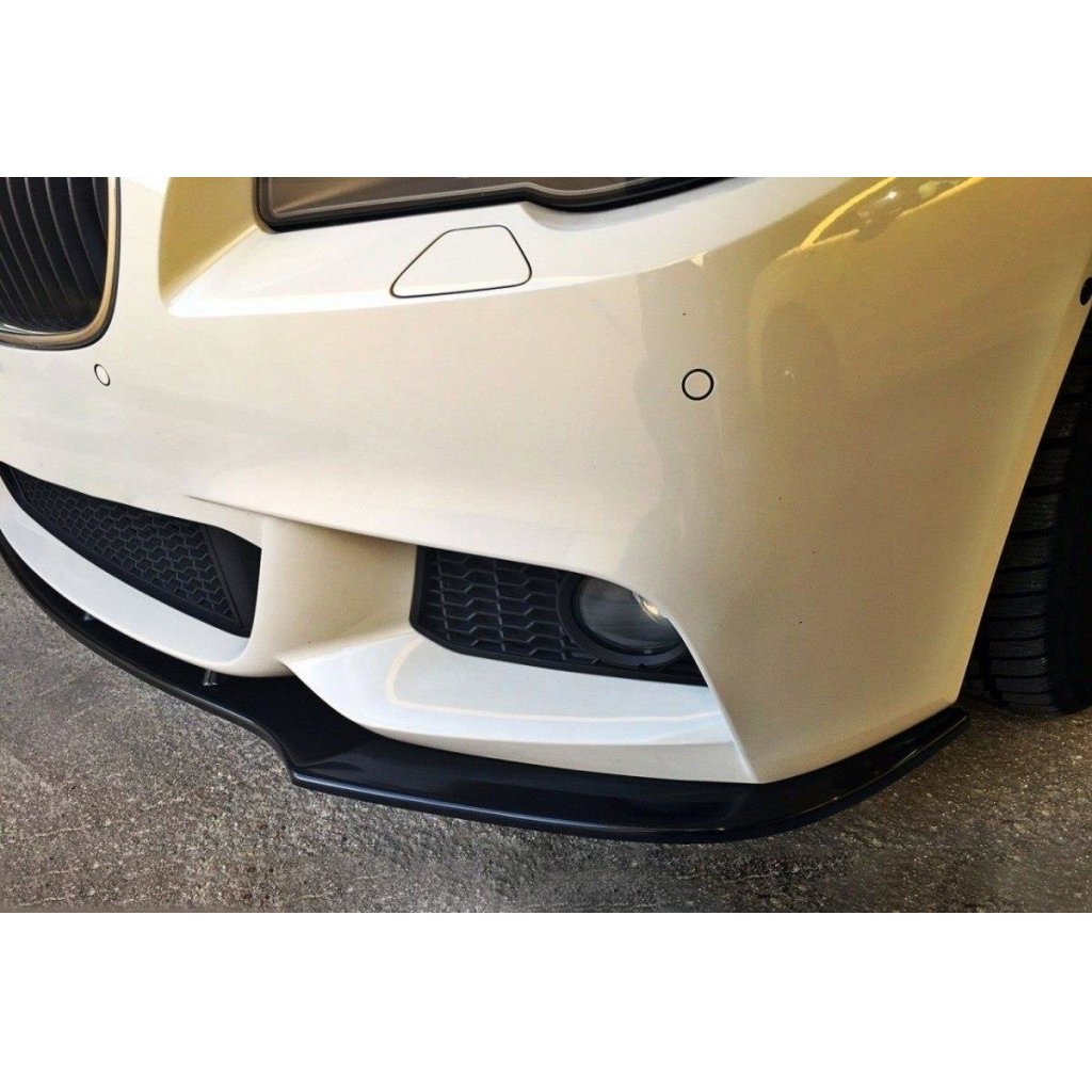 Maxton Design spoiler pod přední nárazník ver.1 pro BMW řada 5 F10- F11, černý lesklý plast ABS