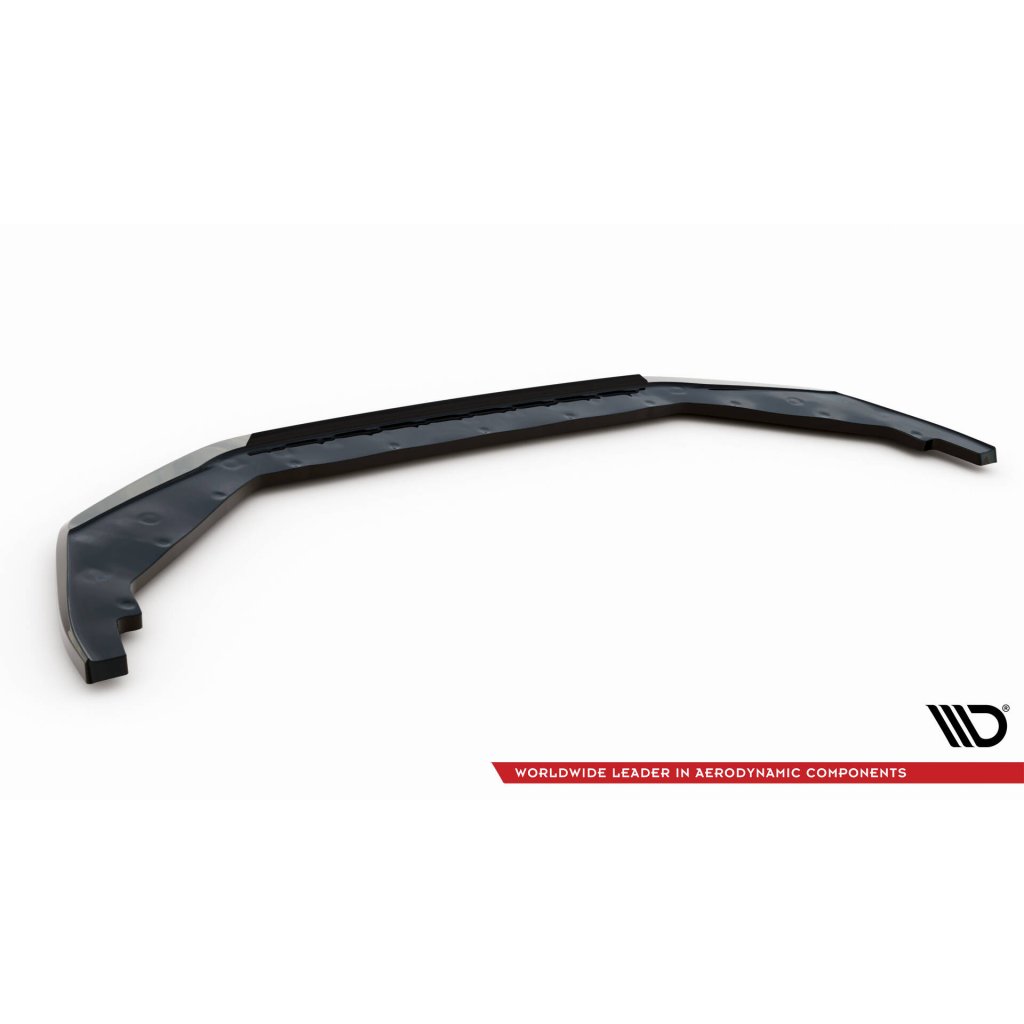 Maxton Design spoiler pod přední nárazník ver.1 pro Nissan GT-R R35 Facelift, černý lesklý plast ABS