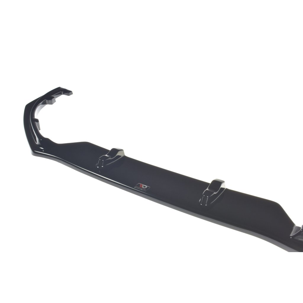 Maxton Design spoiler pod přední nárazník ver.1 pro Renault Megane RS Mk4, černý lesklý plast ABS