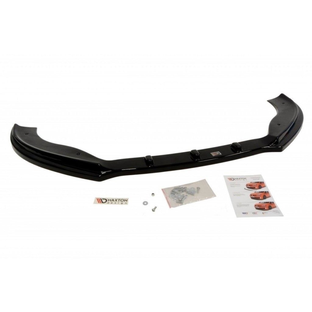 Maxton Design spoiler pod přední nárazník ver.1 pro Volkswagen CC, černý lesklý plast ABS