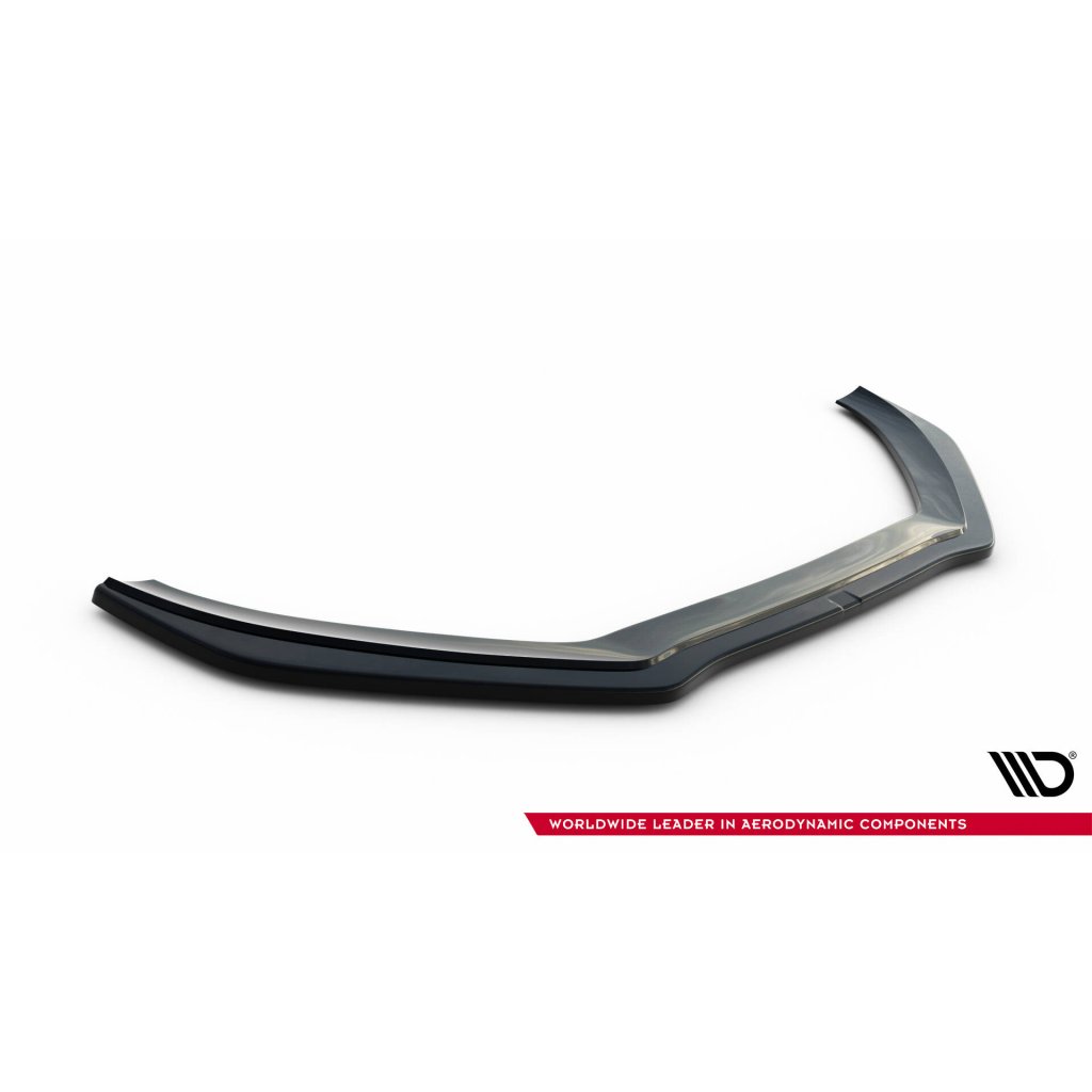 Maxton Design spoiler pod přední nárazník ver.2 pro Audi A5 8T FL, černý lesklý plast ABS
