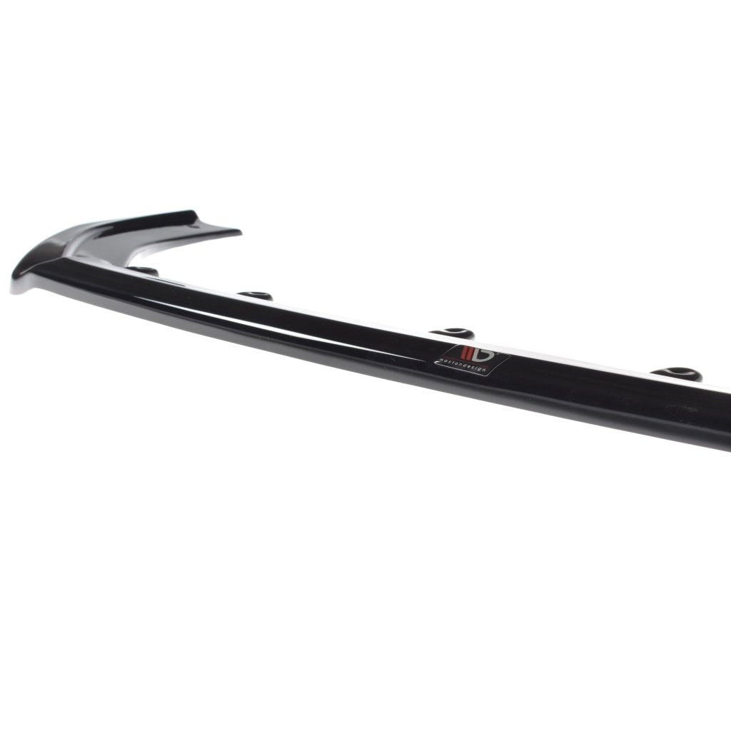 Maxton Design spoiler pod přední nárazník ver.2 pro Audi RS3 8V Facelift, černý lesklý plast ABS, Sedan