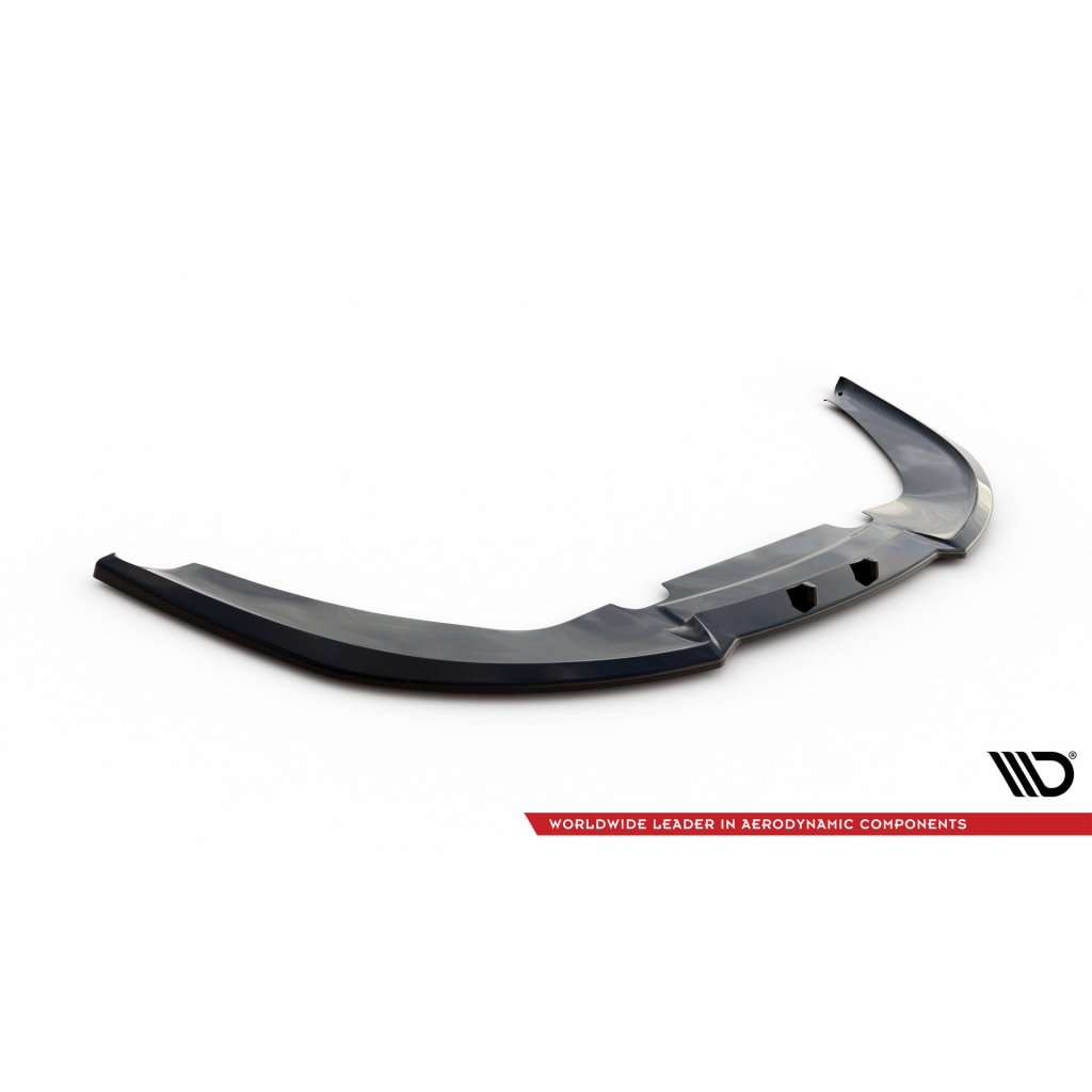 Maxton Design spoiler pod přední nárazník ver.2 pro Audi RS4 B7, černý lesklý plast ABS