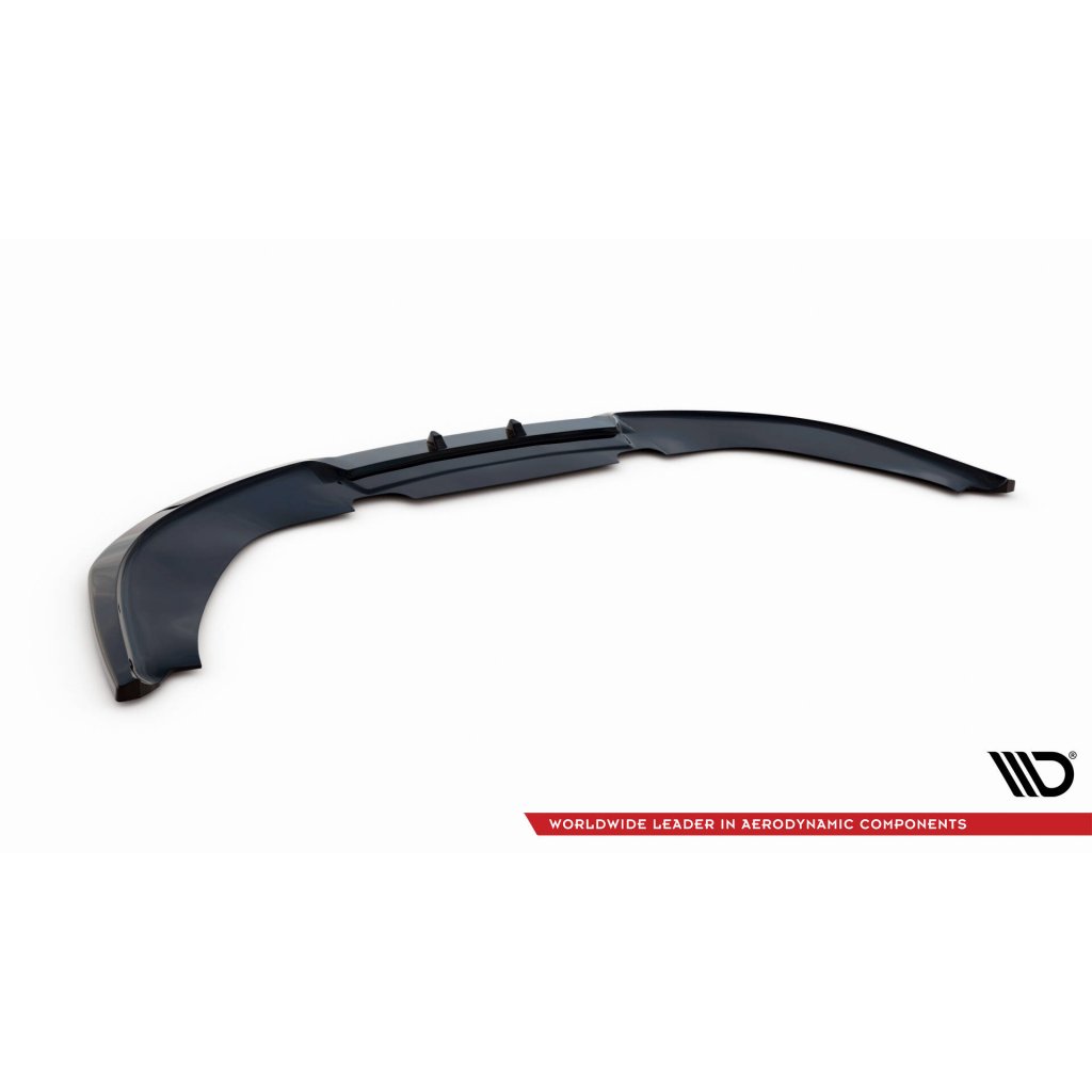 Maxton Design spoiler pod přední nárazník ver.2 pro Audi RS4 B7, černý lesklý plast ABS