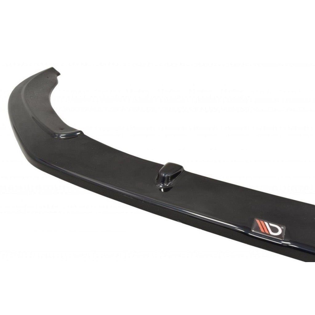 Maxton Design spoiler pod přední nárazník ver.2 pro Audi S3 8P Facelift, černý lesklý plast ABS