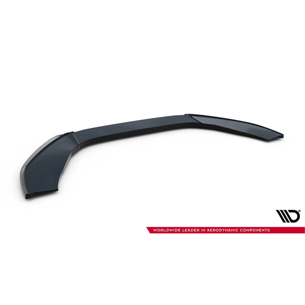 Maxton Design spoiler pod přední nárazník ver.2 pro Audi S6 C7, černý lesklý plast ABS