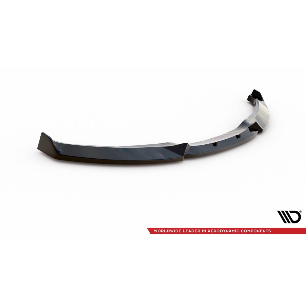 Maxton Design spoiler pod přední nárazník ver.2 pro BMW řada 1 E87 Facelift, černý lesklý plast ABS, M-Pack