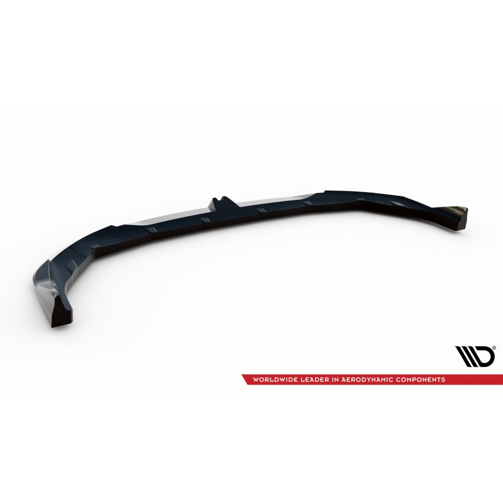 Maxton Design spoiler pod přední nárazník ver.2 pro BMW řada 1 F70, černý lesklý plast ABS, M135i / M-Pack