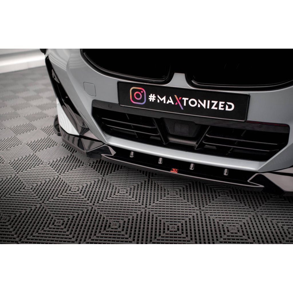 Maxton Design spoiler pod přední nárazník ver.2 pro BMW řada 2 G42 M240i, G42 M-Pack, carbon-Look