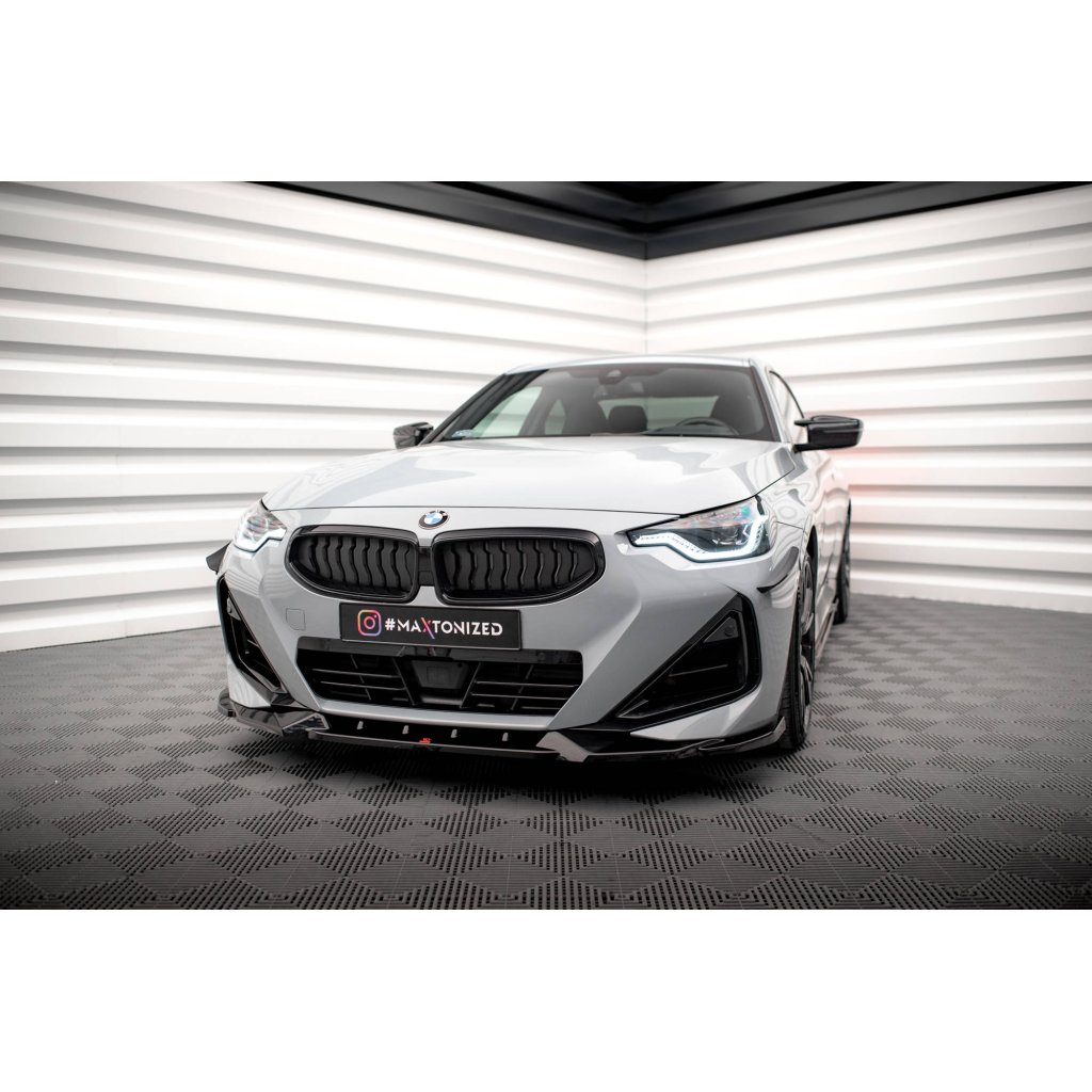 Maxton Design spoiler pod přední nárazník ver.2 pro BMW řada 2 G42 M240i, G42 M-Pack, plast ABS bez povrchové úpravy