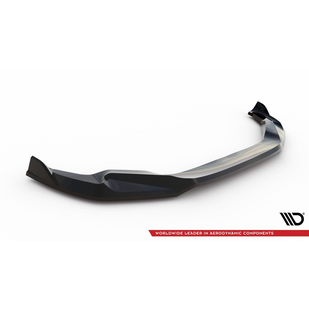 Maxton Design spoiler pod přední nárazník ver.2 pro BMW X4 M F98, černý lesklý plast ABS