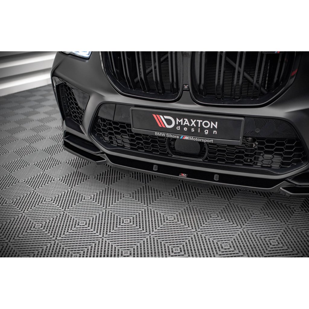 Maxton Design spoiler pod přední nárazník ver.2 pro BMW X5M G05, carbon-Look
