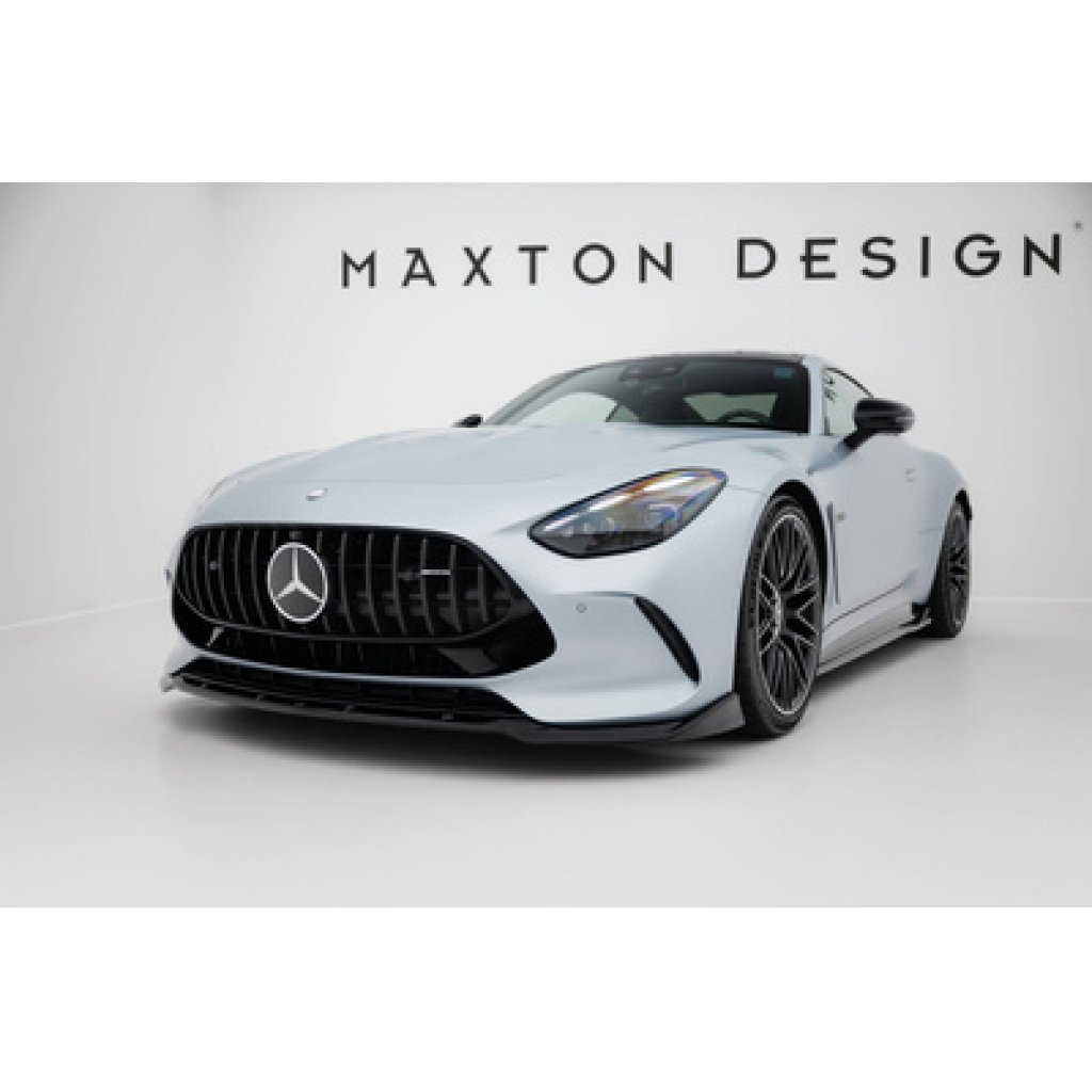 Maxton Design spoiler pod přední nárazník ver.2 pro Mercedes AMG GT C192 /63, černý lesklý plast ABS