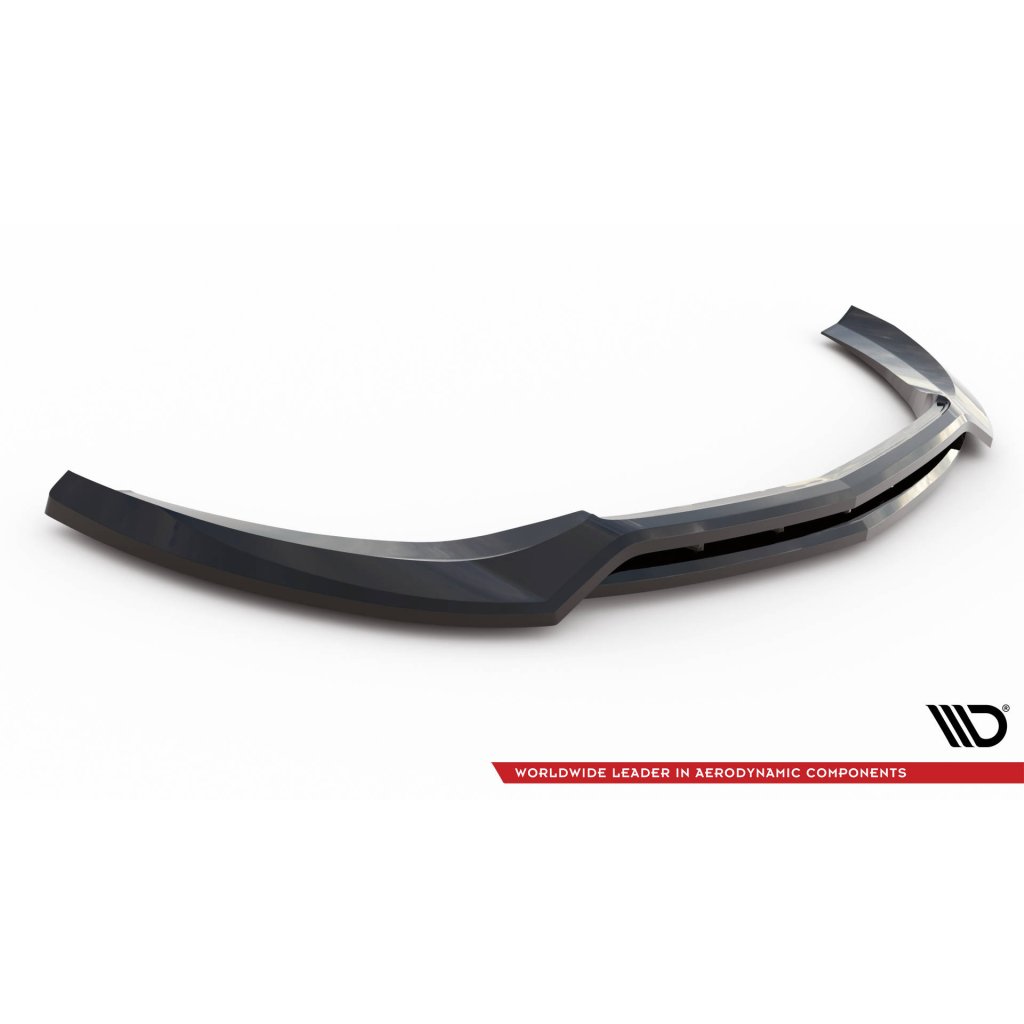 Maxton Design spoiler pod přední nárazník ver. 2 pro Mercedes třída S W222 Standard, černý lesklý plast ABS