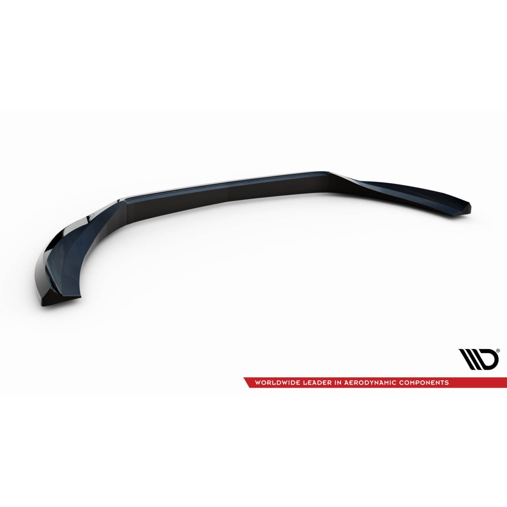 Maxton Design spoiler pod přední nárazník ver. 2 pro Mercedes třída S W222 Standard, černý lesklý plast ABS
