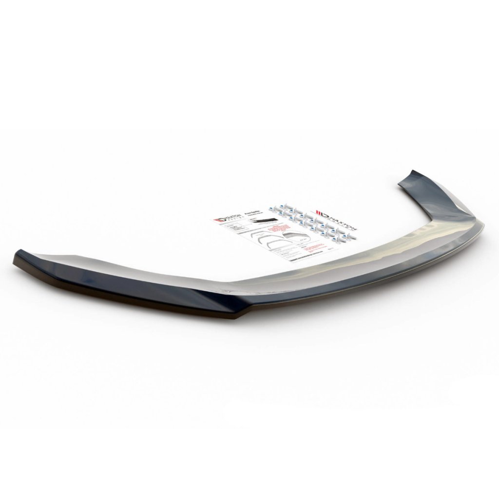 Maxton Design spoiler pod přední nárazník ver.2 pro Seat Leon FR Mk3, černý lesklý plast ABS