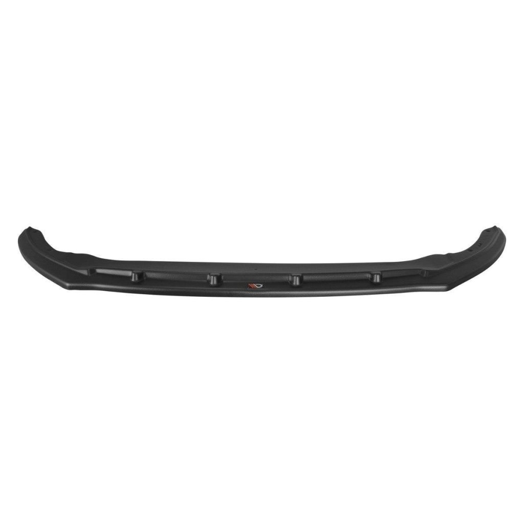 Maxton Design spoiler pod přední nárazník ver.2 pro Škoda Rapid, černý lesklý plast ABS
