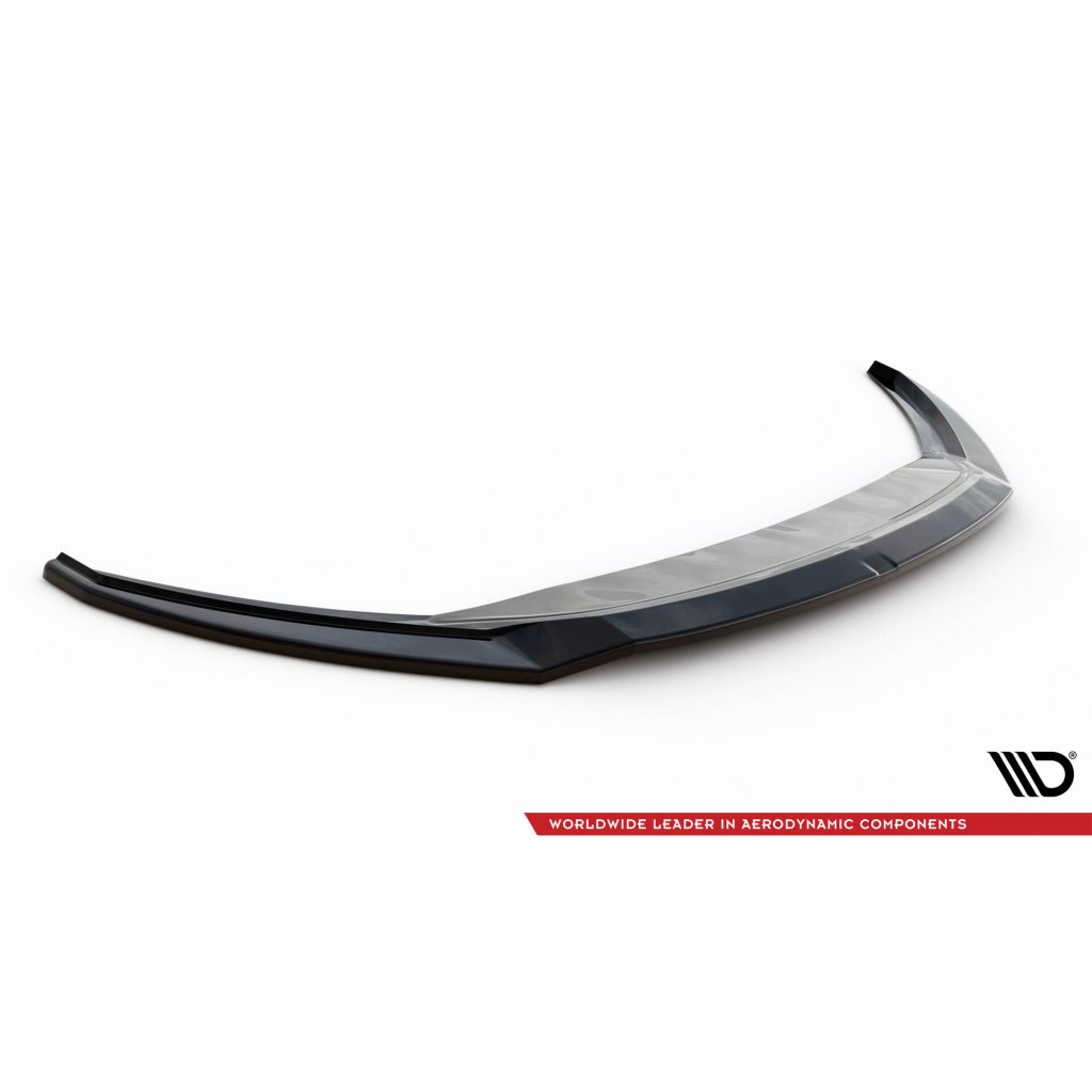 Maxton Design spoiler pod přední nárazník ver.2 pro Škoda Superb Mk3, černý lesklý plast ABS