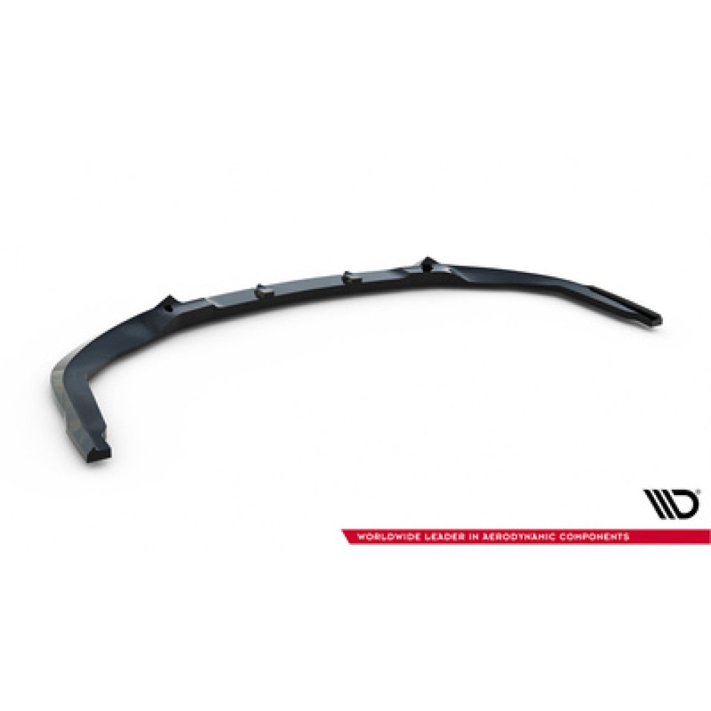 Maxton Design spoiler pod přední nárazník ver.2 pro Subaru Impreza WRX STi Mk3 Facelift, černý lesklý plast ABS