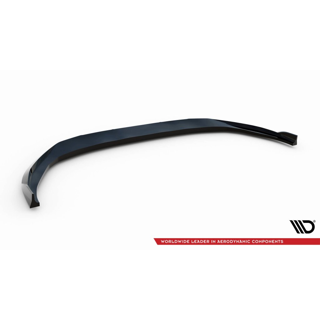 Maxton Design spoiler pod přední nárazník ver.3 pro Audi S3 8Y Facelift, černý lesklý plast ABS, Sedan / Sportback