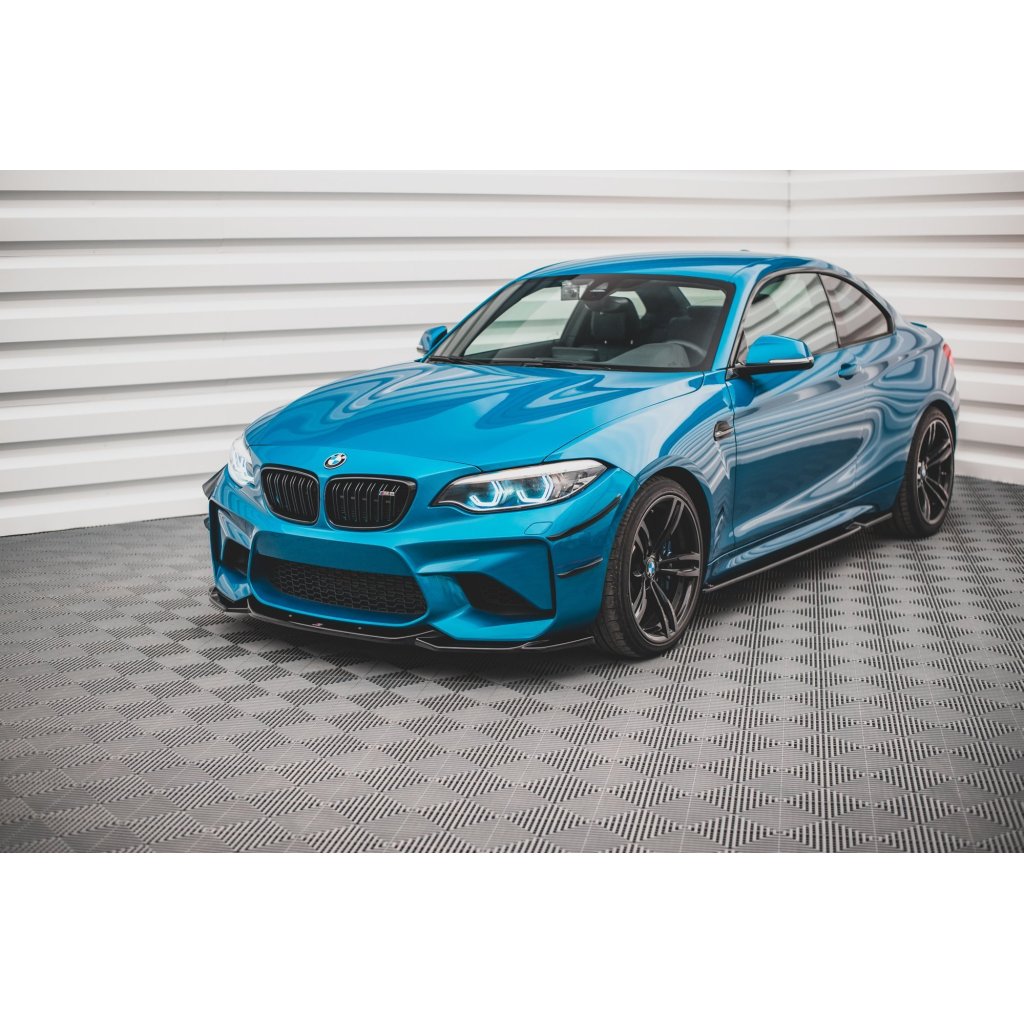 Maxton Design spoiler pod přední nárazník ver.3 pro BMW M2 F87, plast ABS bez povrchové úpravy
