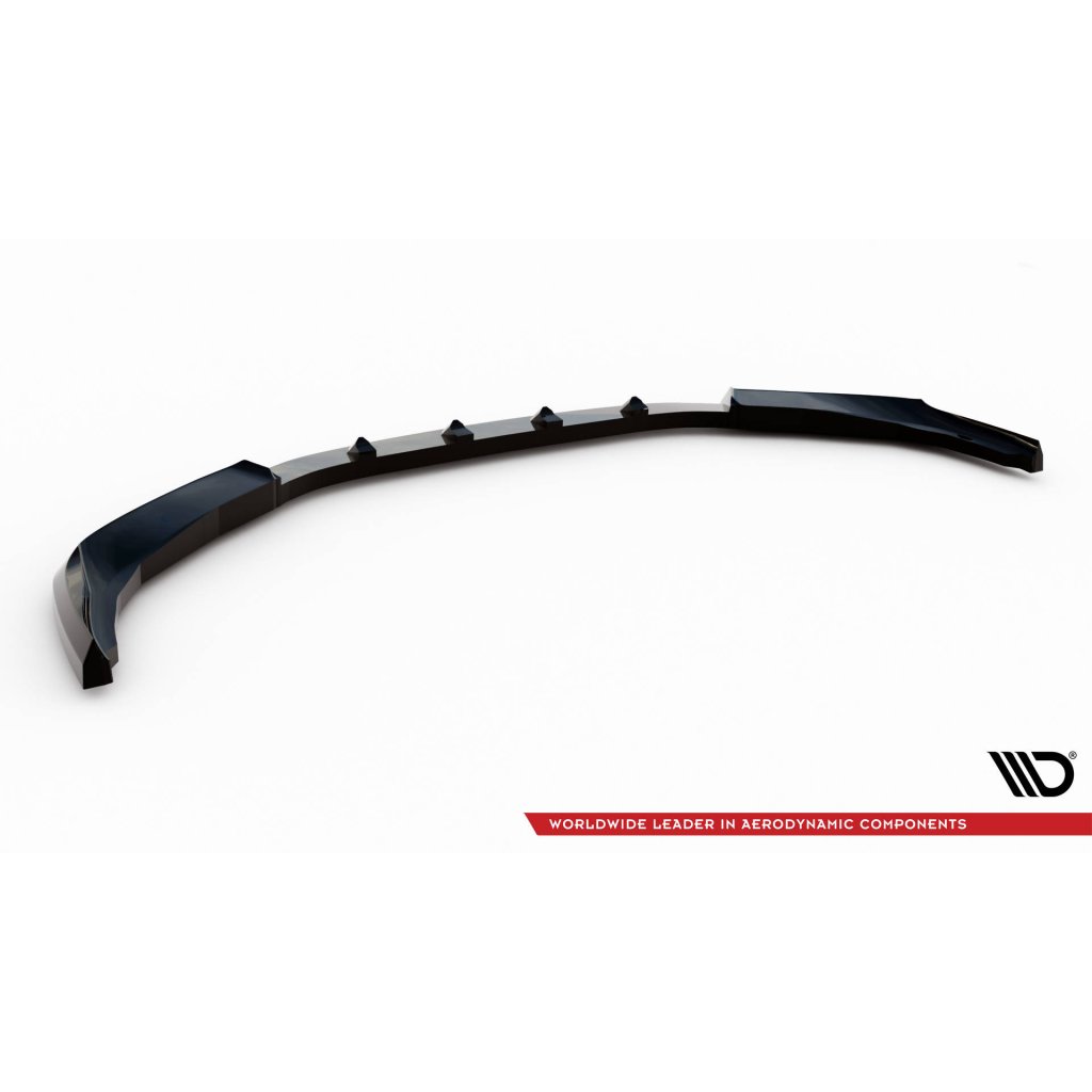 Maxton Design spoiler pod přední nárazník ver.3 pro BMW M2 G87, černý lesklý plast ABS