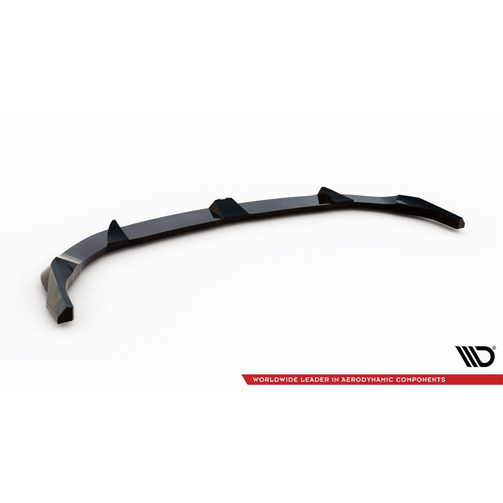 Maxton Design spoiler pod přední nárazník ver.3 pro BMW řada 1 F70, černý lesklý plast ABS, M135i / M-Pack