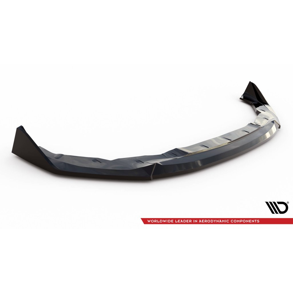 Maxton Design spoiler pod přední nárazník ver.3 pro BMW řada 2 G42 M240i, G42 M-Pack, černý lesklý plast ABS