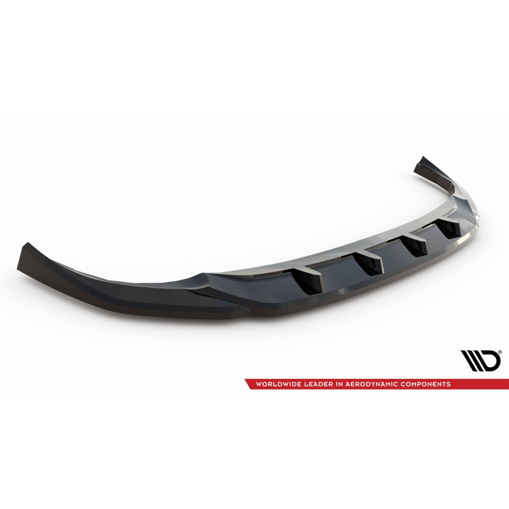 Maxton Design spoiler pod přední nárazník ver.3 pro BMW řada 2 G42 Standard, černý lesklý plast ABS
