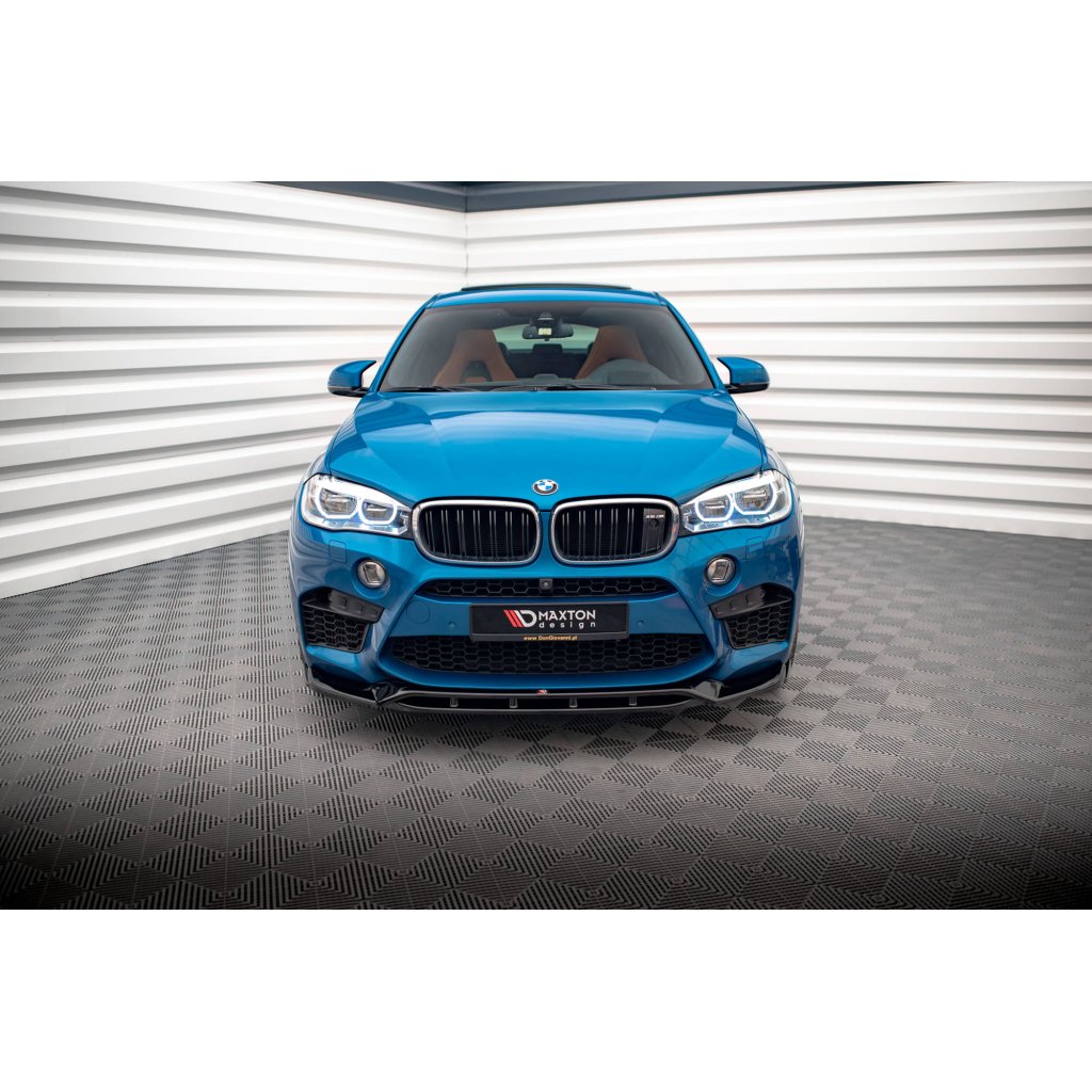 Maxton Design spoiler pod přední nárazník ver.3 pro BMW X5M F15, carbon-Look