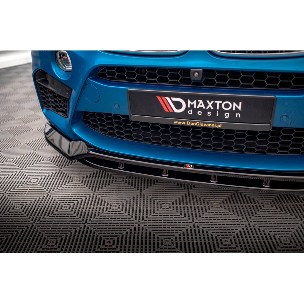 Maxton Design spoiler pod přední nárazník ver.3 pro BMW X5M F15, carbon-Look